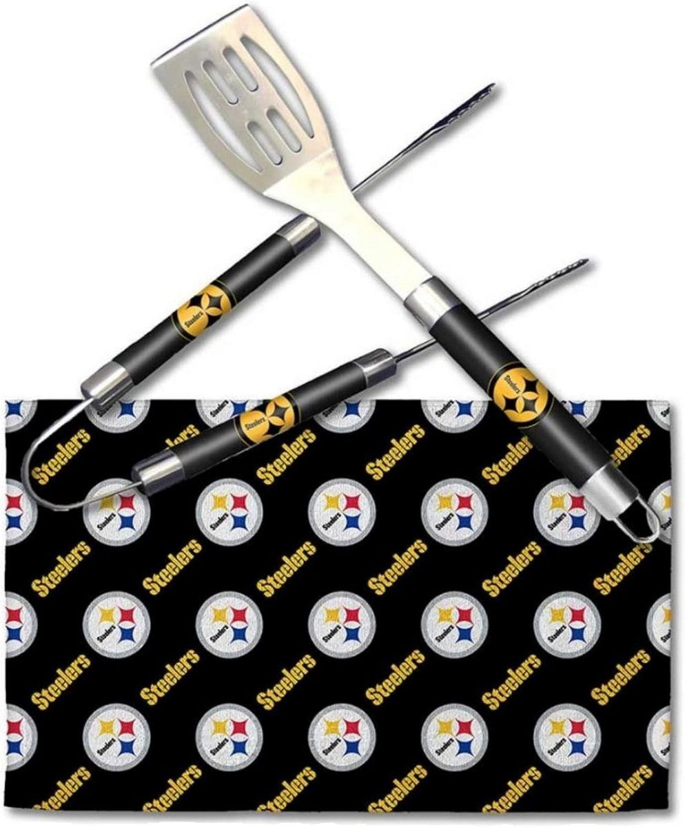 Northwest NFL BBQ 3PC Grill Utensil Set