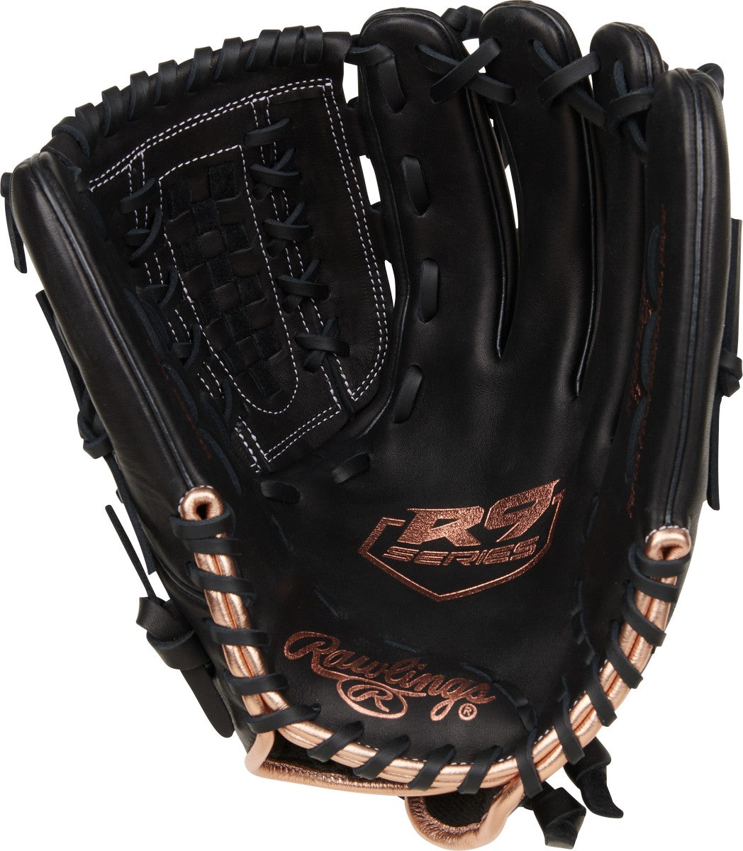 Rawlings R9 RR9SB125-18B 12.5" Fastpitch Softball Outfield Glove
