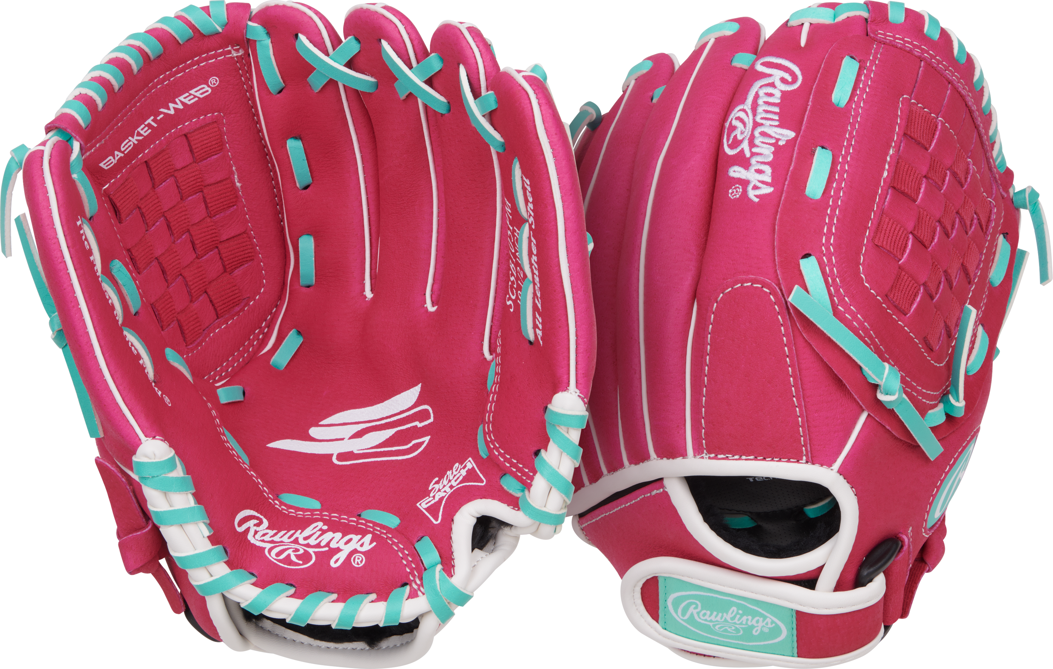 Rawlings Sure Catch Series SCSB105PM Model 10.5" Youth Fastpitch Softball Glove