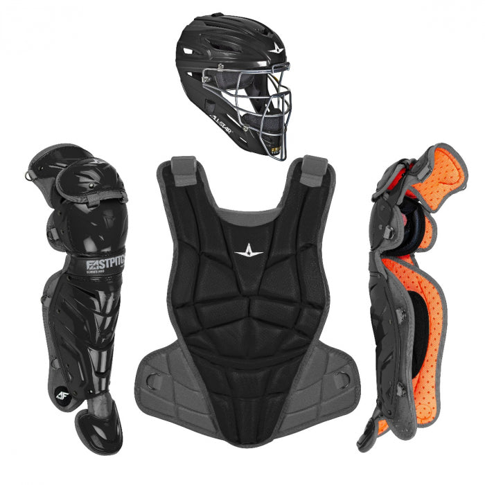 Guante Para Catcher Softbol All Star CMW FS A RHT Blanco Negro 34 In Guante Para Catcher Softbol All Star CMW FS A RHT Blanco Negro 34 In