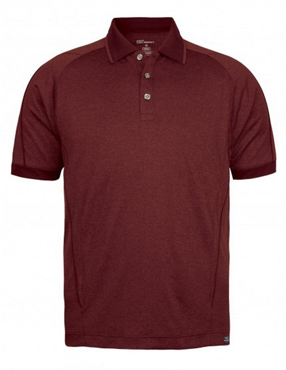 Pro Celebrity Heathaway Dbl Dye Jersey Knit Polo