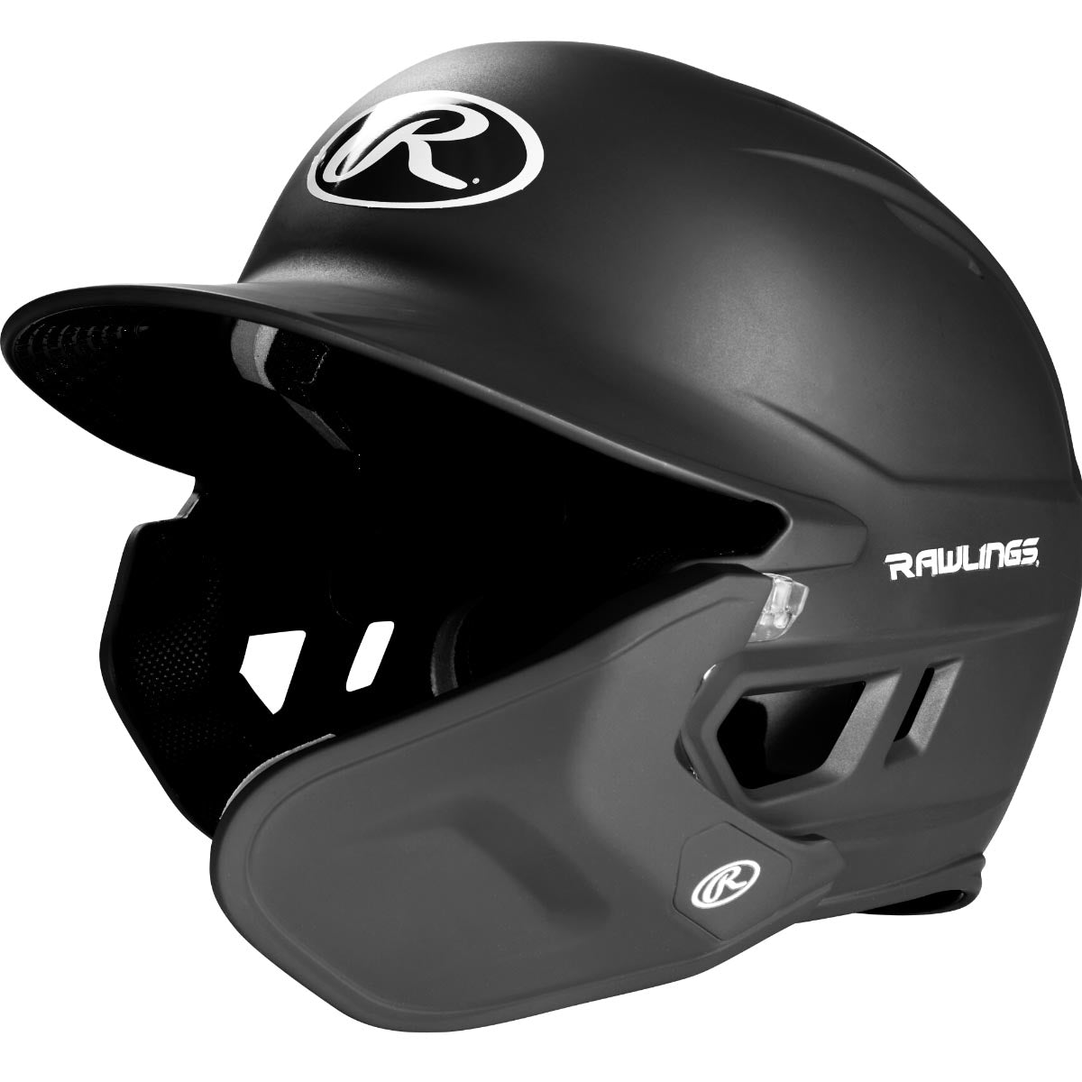 Rawlings Junior One Tone MACH Adjust Right Hand Batter Helmet with Adjustable Faceguard One
