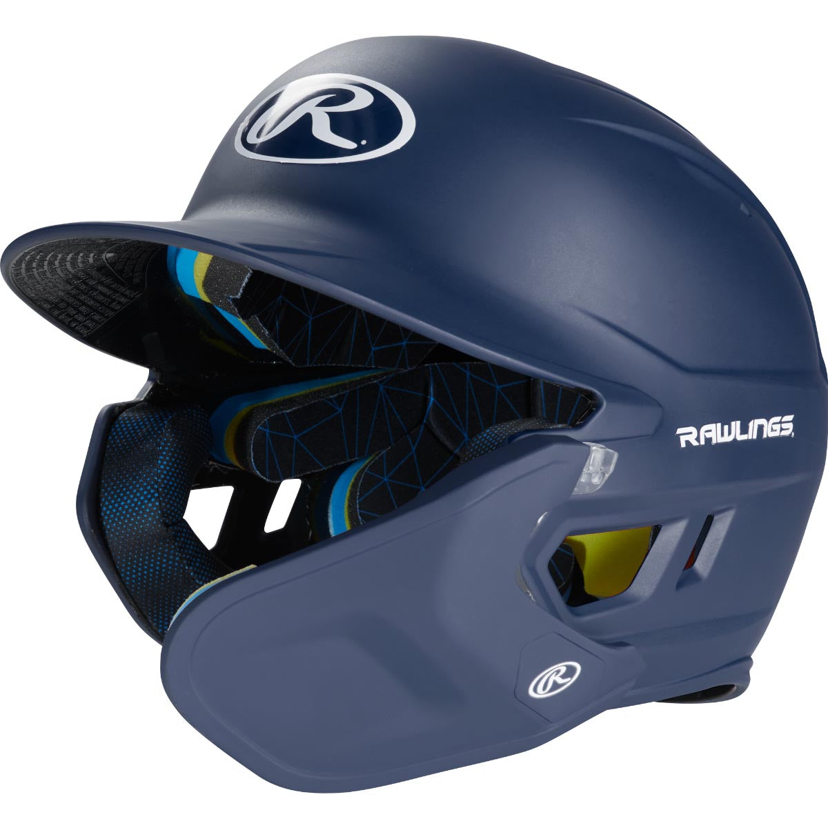 Rawlings Senior One Tone MACH Adjust Right Hand Batter Helmet with Adjustable Faceguard One
