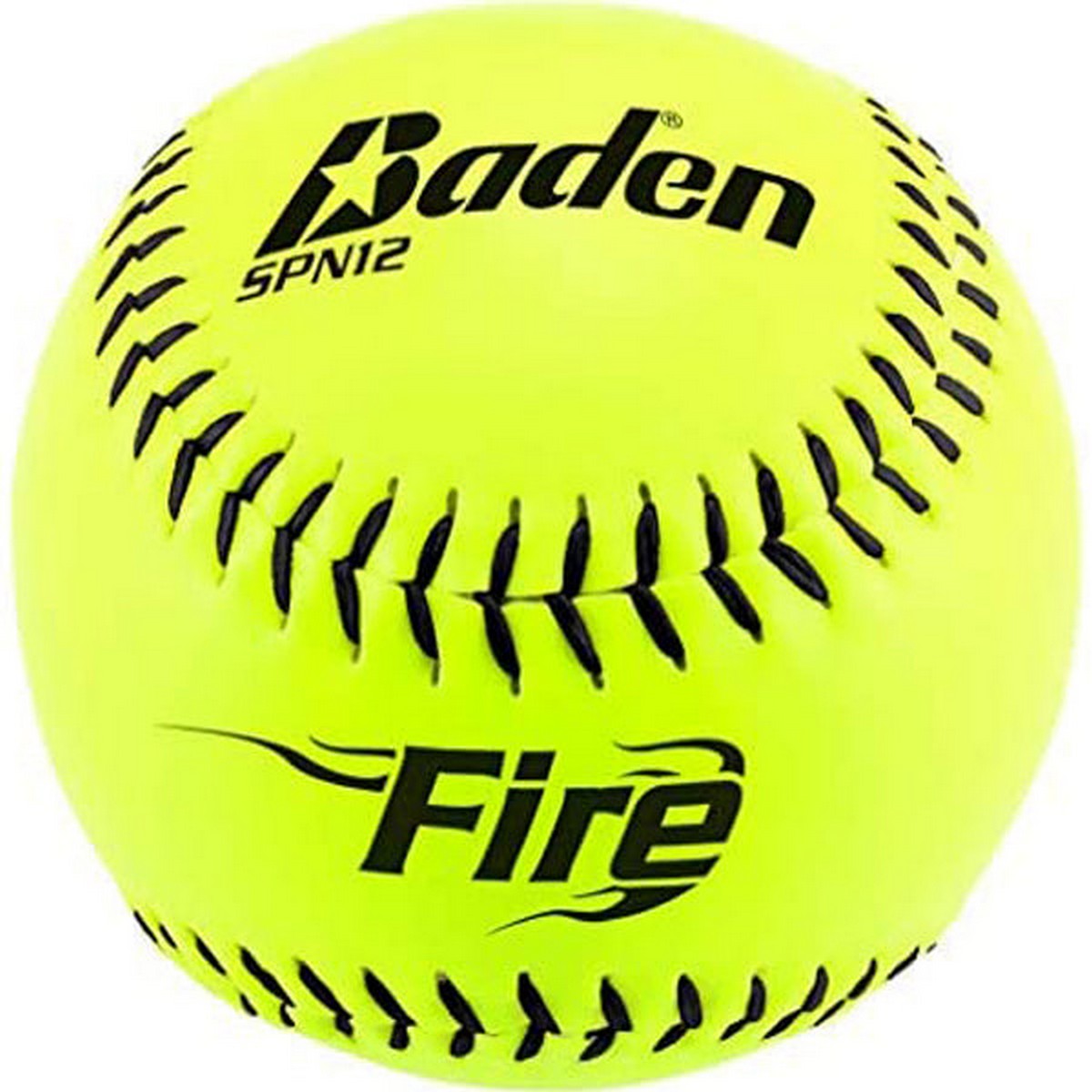 Baden Fire Power Core NSA .44/400 Synthetic Cover 12" Fastpitch Softballs (Dozen)