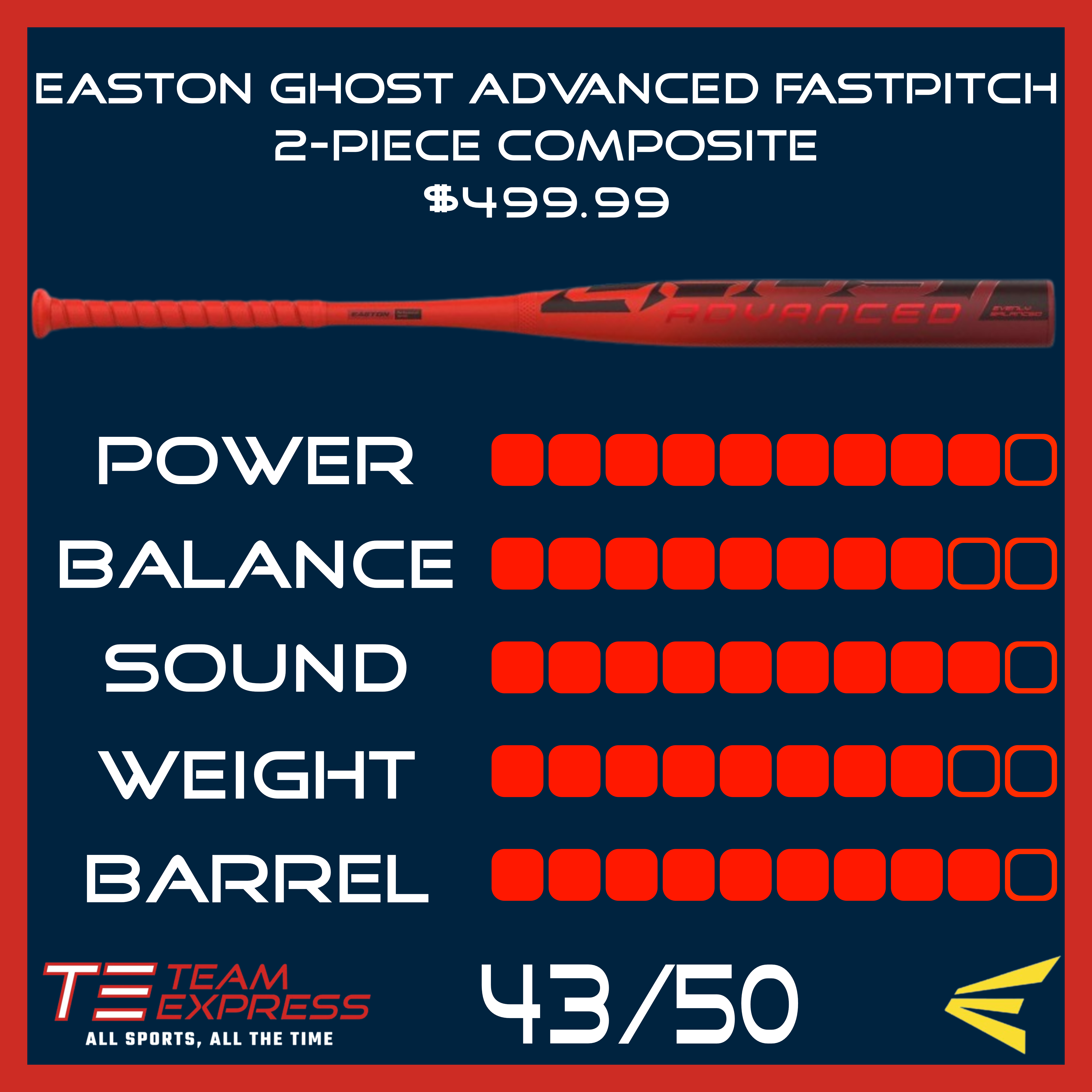 Easton 2026 Ghost Advanced Fastpitch Bat