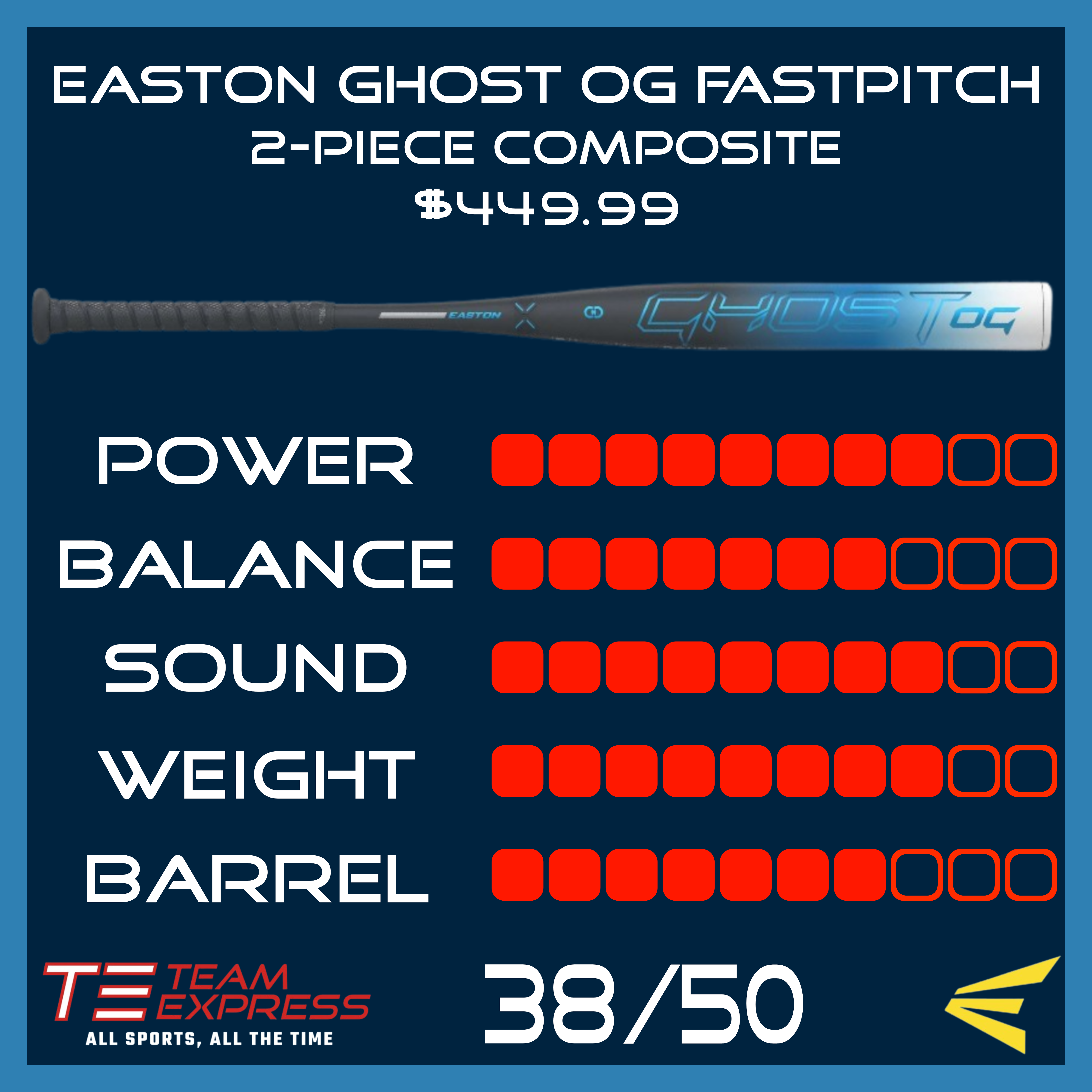 Easton 2025 Ghost OG Fastpitch Bat