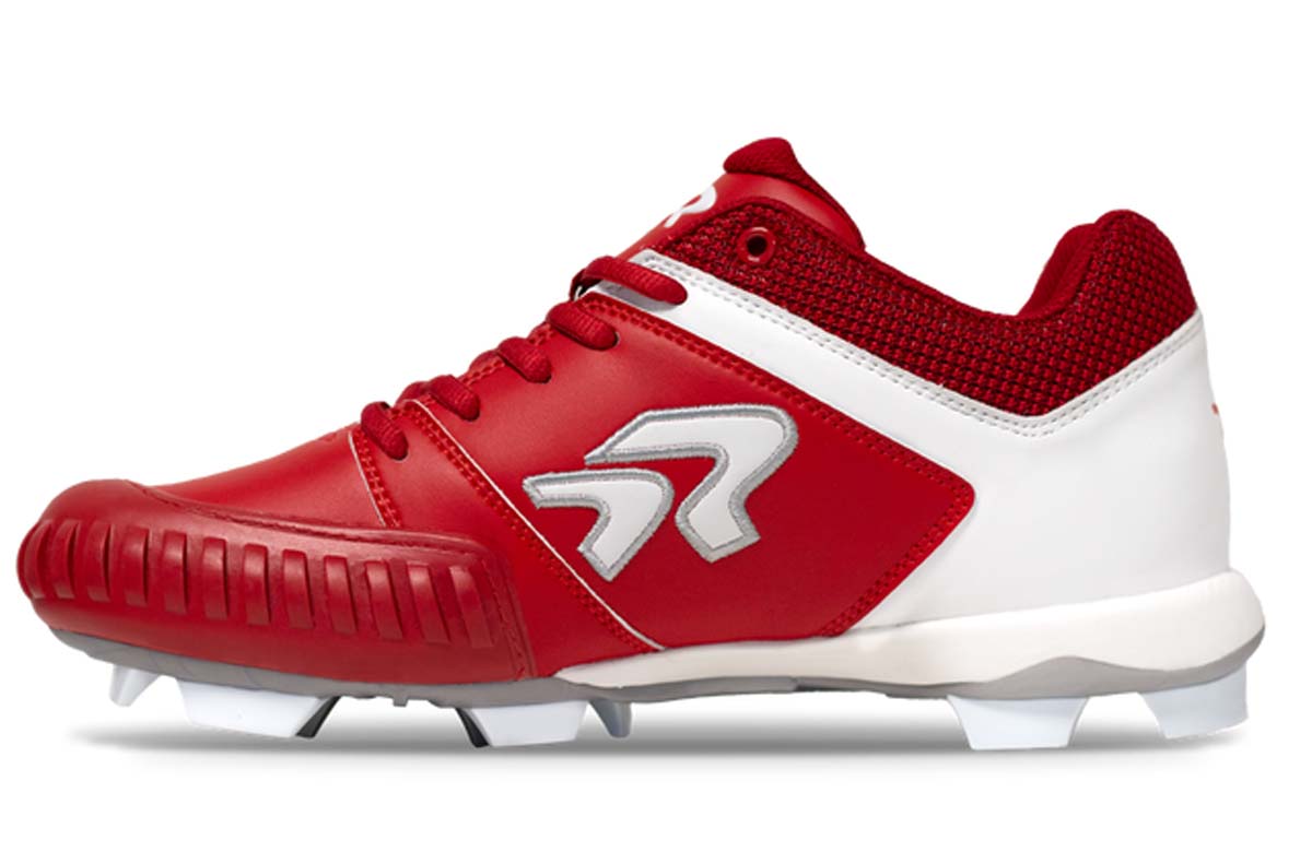 Ringor Flite Womens Softball Cleats with Pitchers Toe