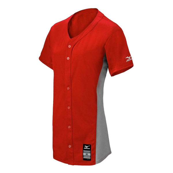 Mizuno Womens Pro Full Button Game Jersey