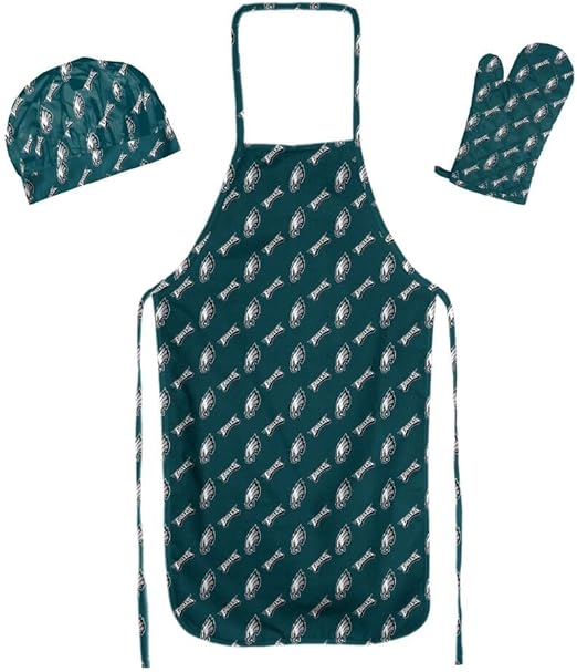 Northwest NFL 3 Piece Set - Apron Oven Mitt and Hat