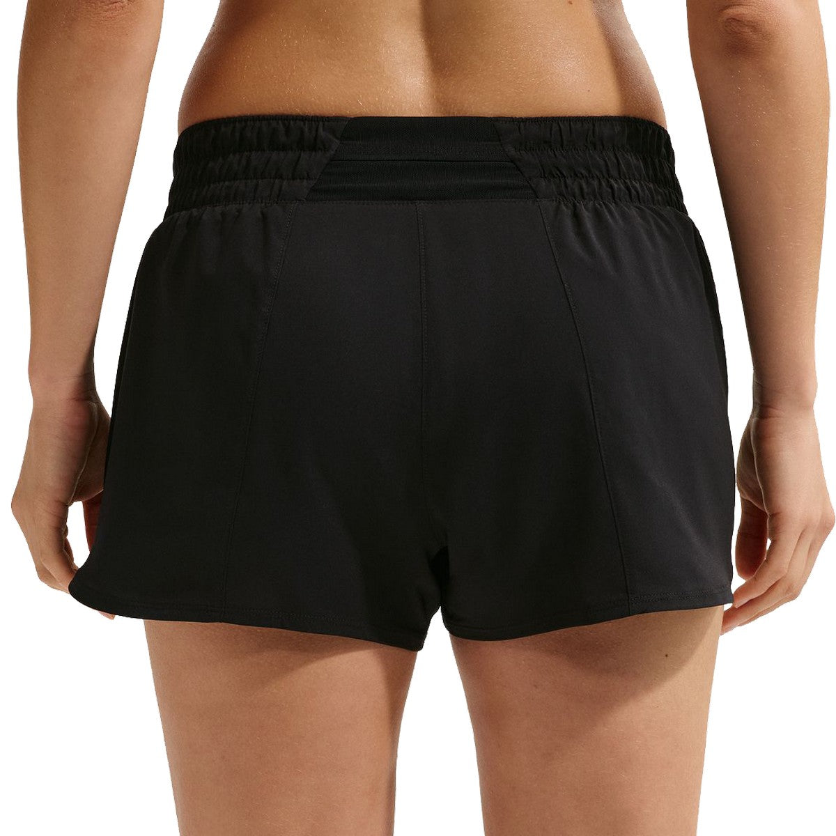 Nike Womens Dri-Fit Mid-Rise 3in. Brief-Lined Shorts