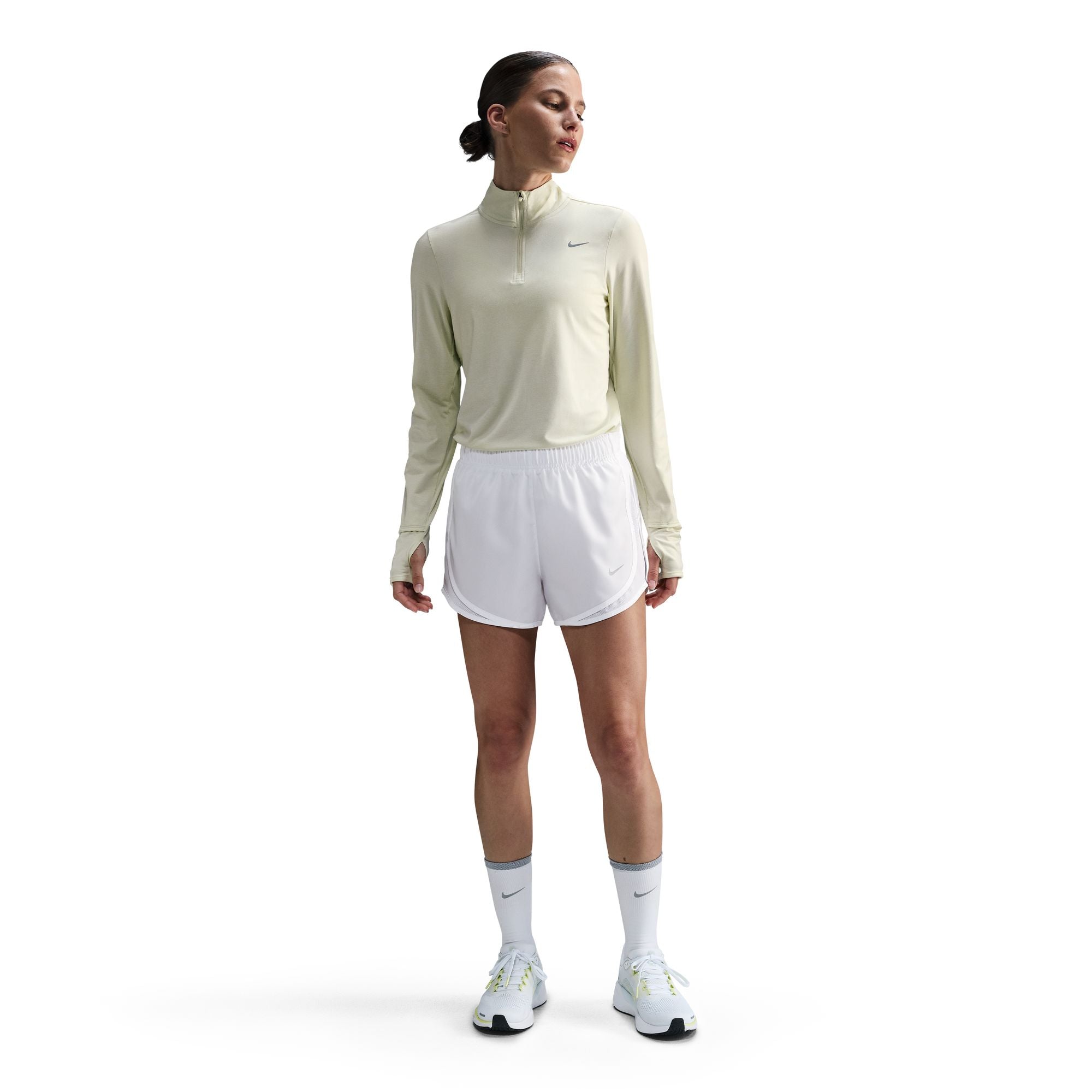 Nike Womens Dri-Fit Mid-Rise 3" Running Shorts