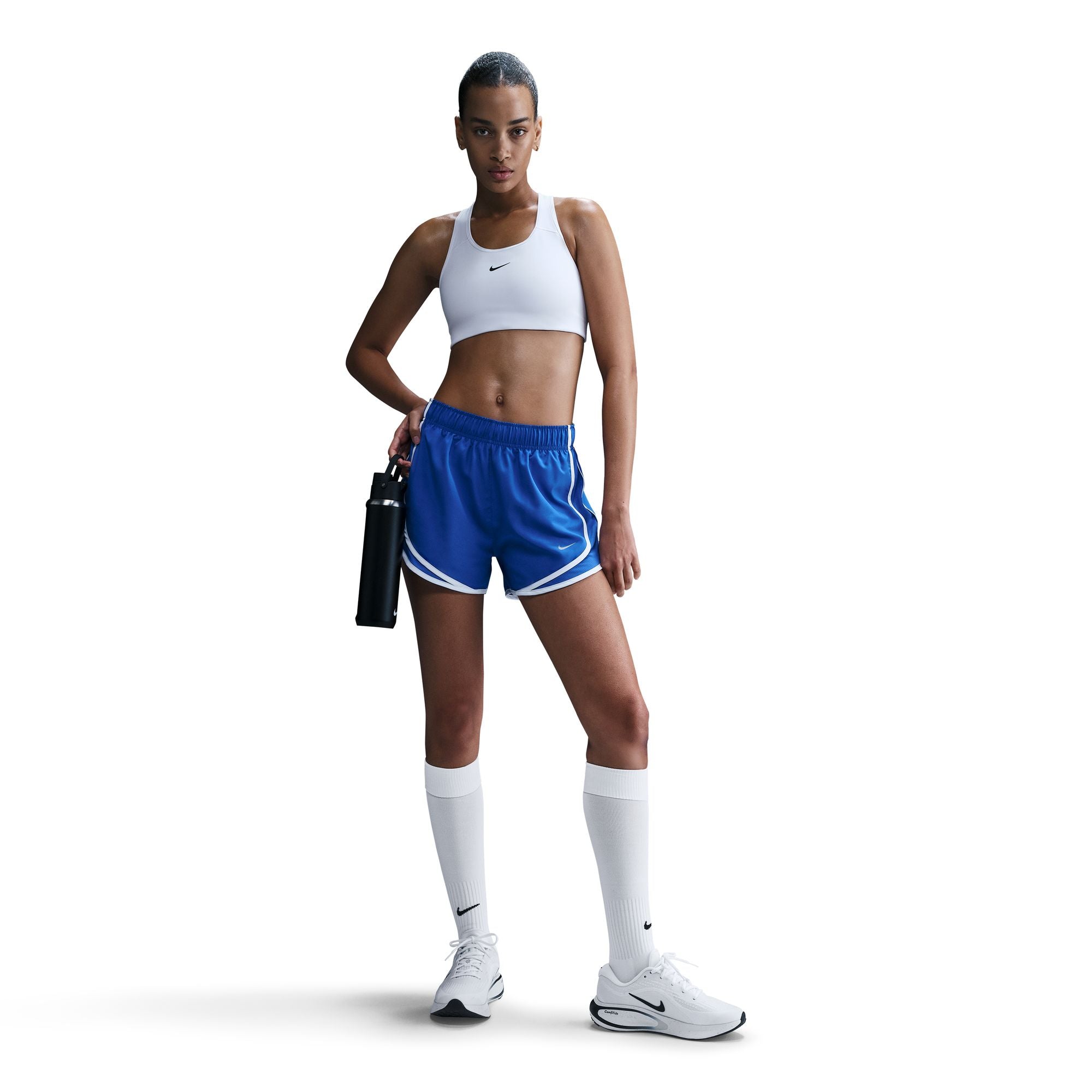 Nike Womens Dri-Fit Mid-Rise 3" Running Shorts