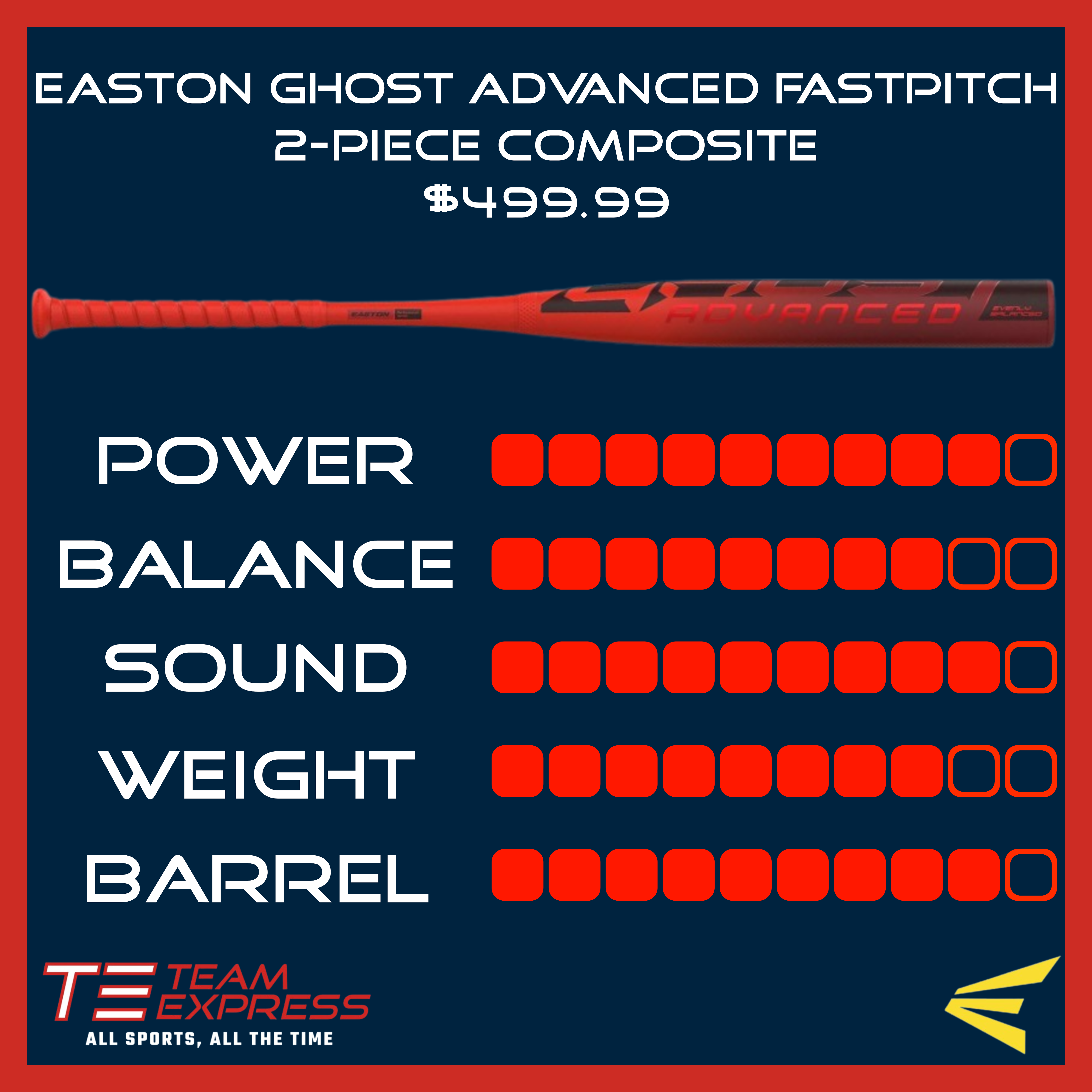 Easton 2026 Ghost Advanced Fastpitch Bat