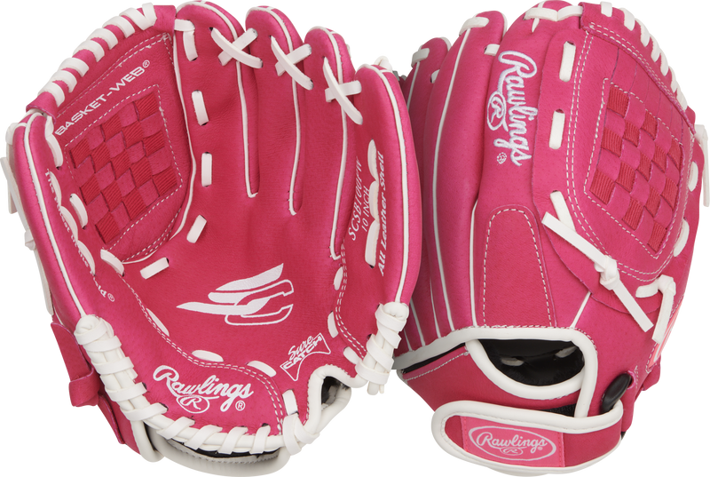 Rawlings Sure Catch Series SCSB100PW Model 10" Youth Fastpitch Softball Glove