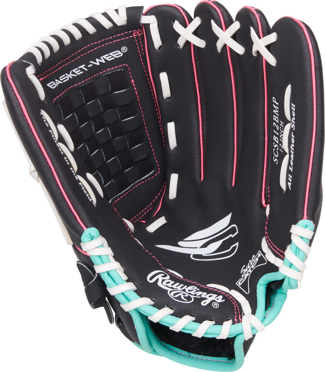 Rawlings Sure Catch Series SCSB12BMP Model 12" Youth Fastpitch Softball Glove