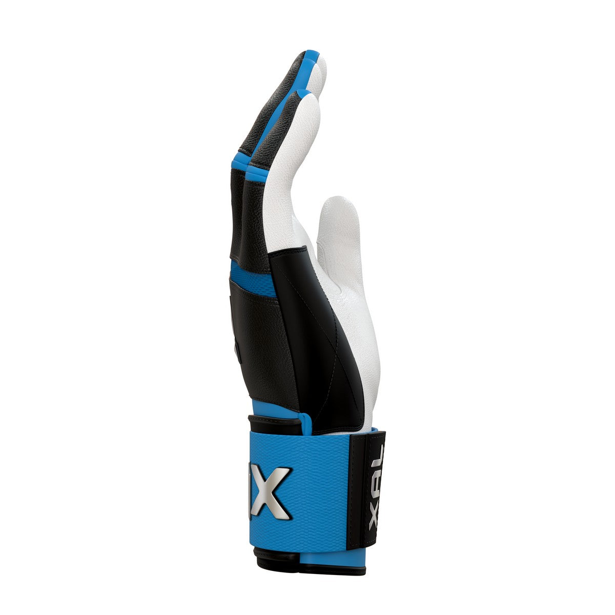 Jax Blue Raspberry Blast Right Handed Swing Strap Cuff Adult Batting Gloves