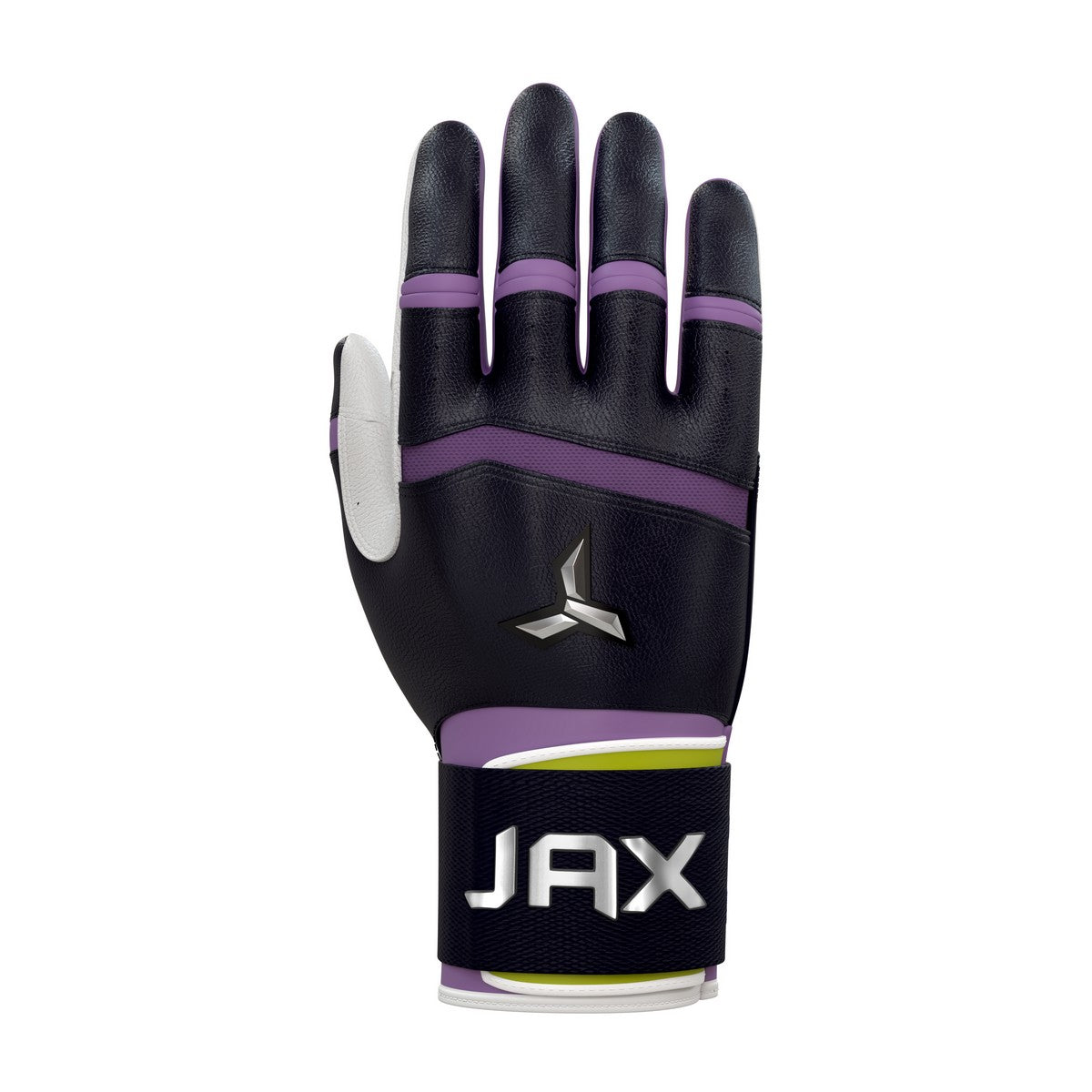 Jax Going Yard Grape Traditional Swing Strap Cuff Adult Batting Gloves