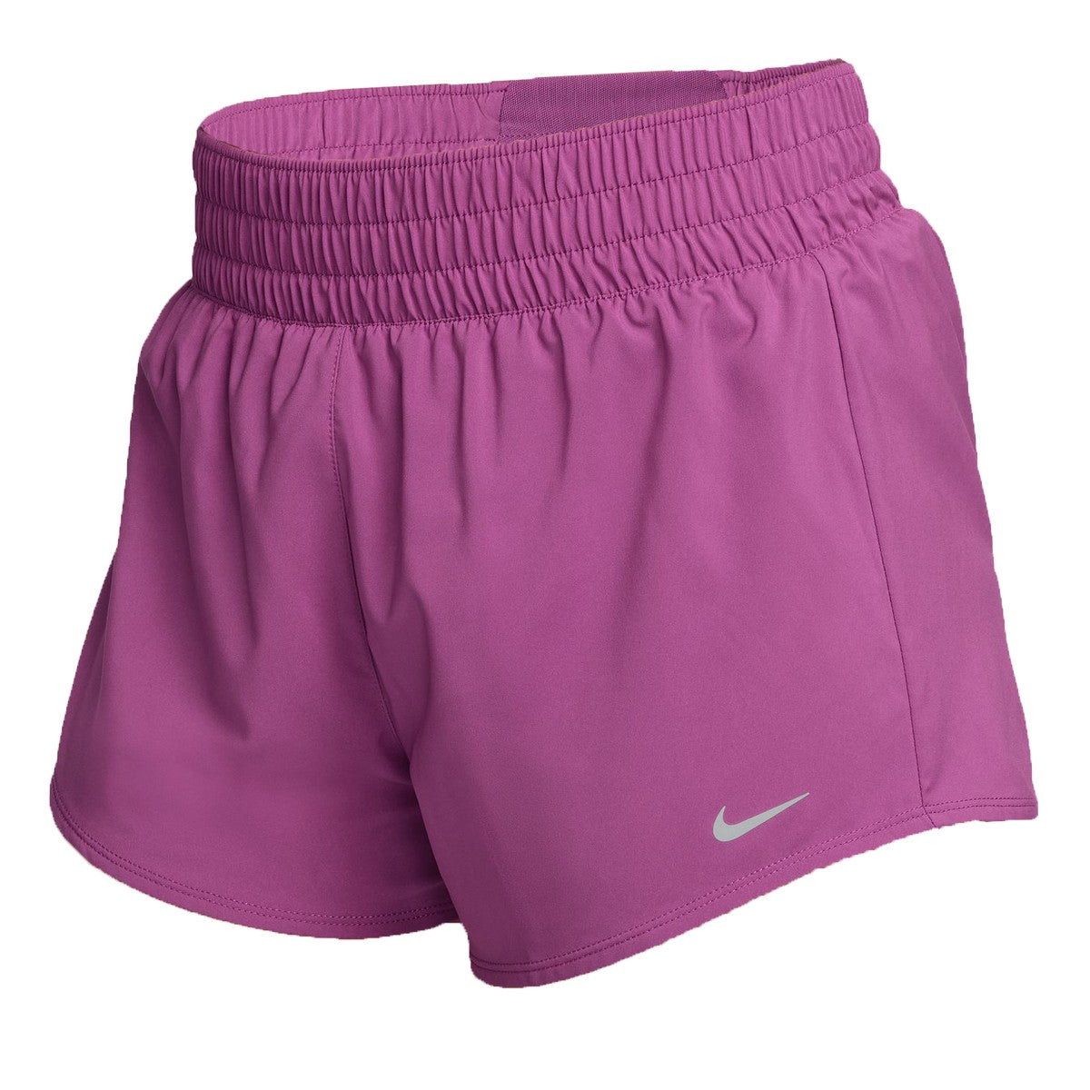 Nike Womens Dri-Fit Mid-Rise 3in. Brief-Lined Shorts