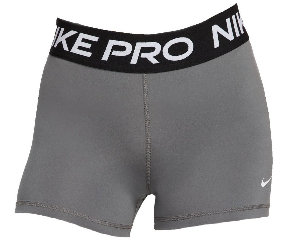 nike pro shorts gray