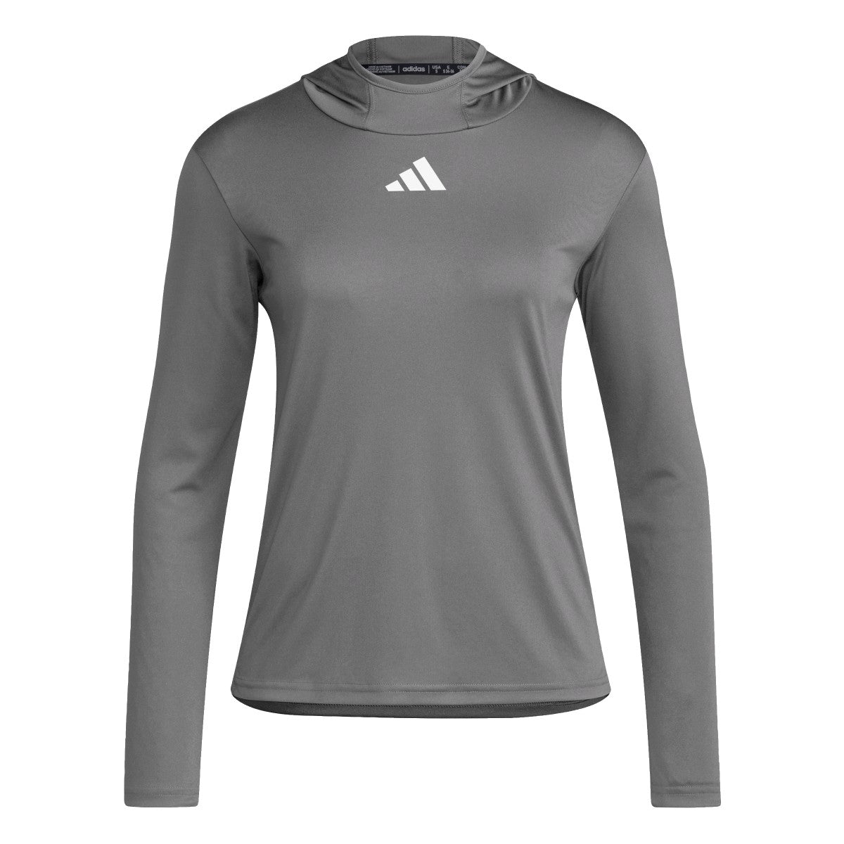 Adidas Womens D4T Long Sleeve Lightweight Hooded Tee