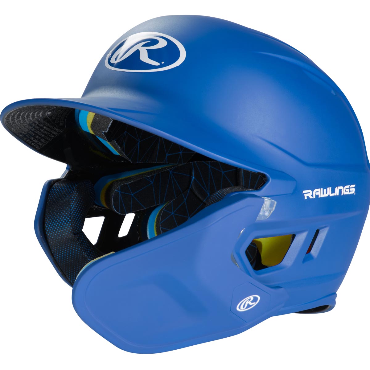 Rawlings Junior One Tone MACH Adjust Right Hand Batter Helmet with Adjustable Faceguard One