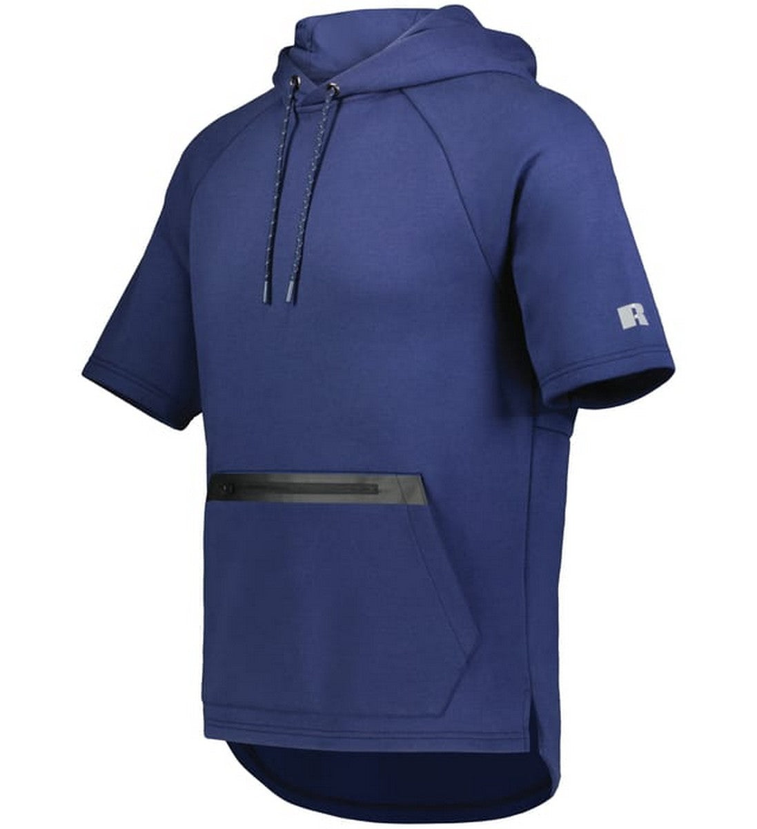 Russell Mens Legend Short Sleeve Tech Fleece Hoodie