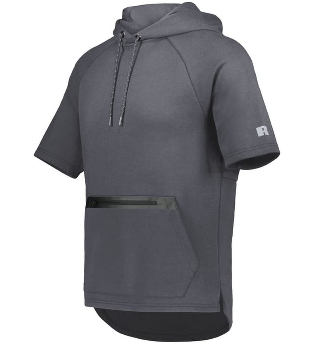 Russell Mens Legend Short Sleeve Tech Fleece Hoodie