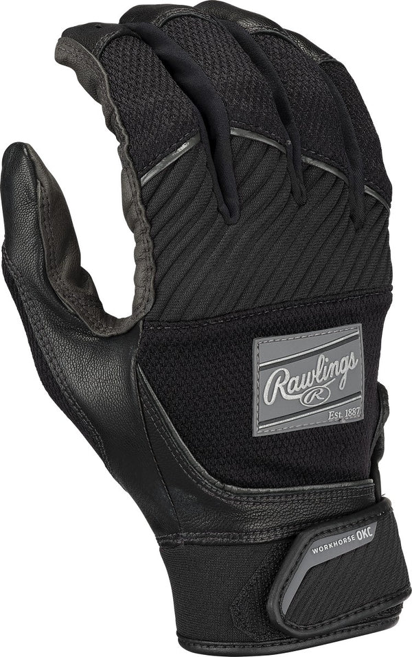 Rawlings Adult Womens Workhorse OKC Fastpitch Batting Gloves Pair